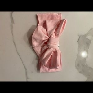 Mud pie bow. Pink. O/s